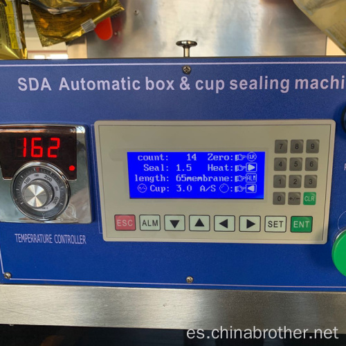 Sellador de bandeja automática de máquina de sellado caliente